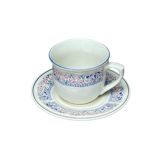 Cup Saucer Set ( ROL 1770 ) 6 cups 6 saucers