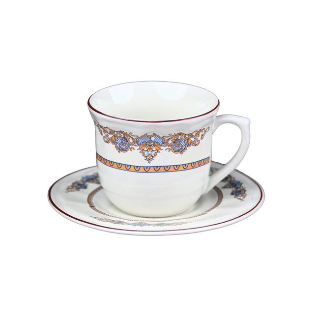 Cup Saucer Set ( ROL 1829 ) 6 cups 6 saucers