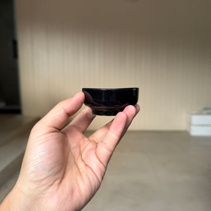 Leftover Round Sauce Ramekin Small ( Outer Black Colorline, Inside Red Colorline )