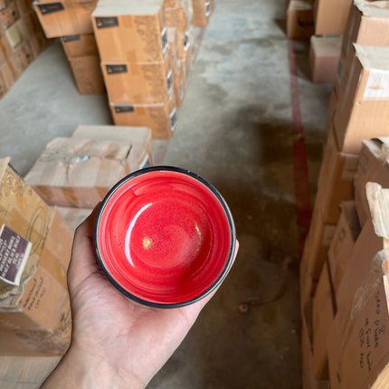 Leftover 4" soup Bowl ( Red Colorline )