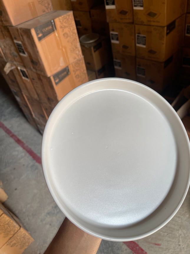 Leftover 8 inch Classic Plate ( White Matte )