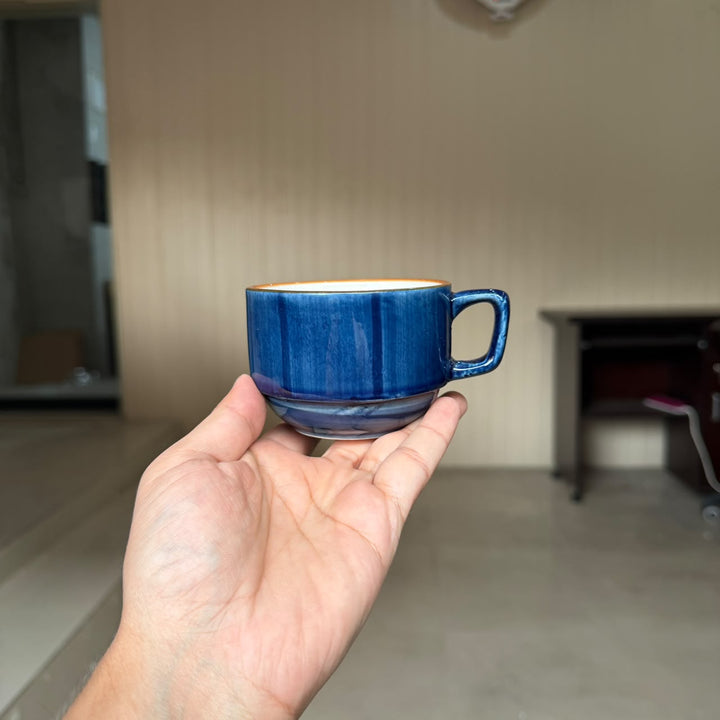 Leftover NH Cup ( Indigo ) ( 200 ml ) ( Set of 6 )