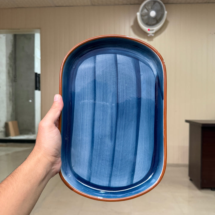 Leftover JP Platter Large ( Indigo )