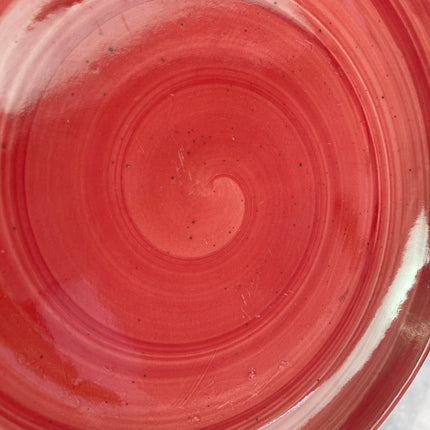 Leftover 11 inch Rimless Plate ( Red Colorline )
