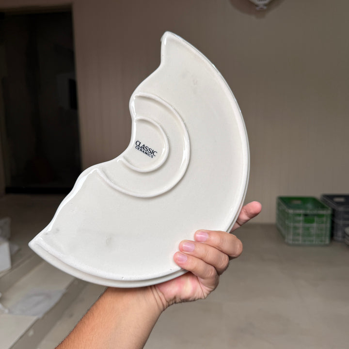 Leftover 10 inch Half Classic Plate ( Breeze )