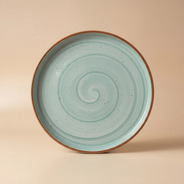 10 inch Classic Plate ( Teal Colorline )