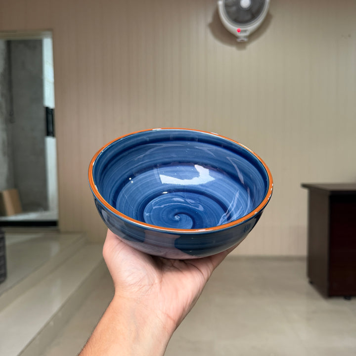 Leftover 7 inch Round Bowl ( Indigo )
