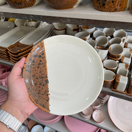 Leftover 8 inch Rimless Plate ( Sandstorm series )