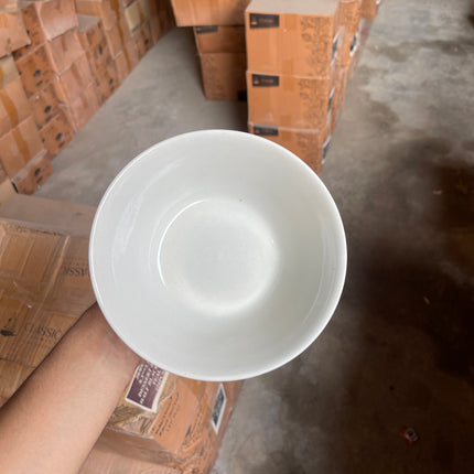 Leftover 7" V Shaped Bowl ( Glossy Off-White )