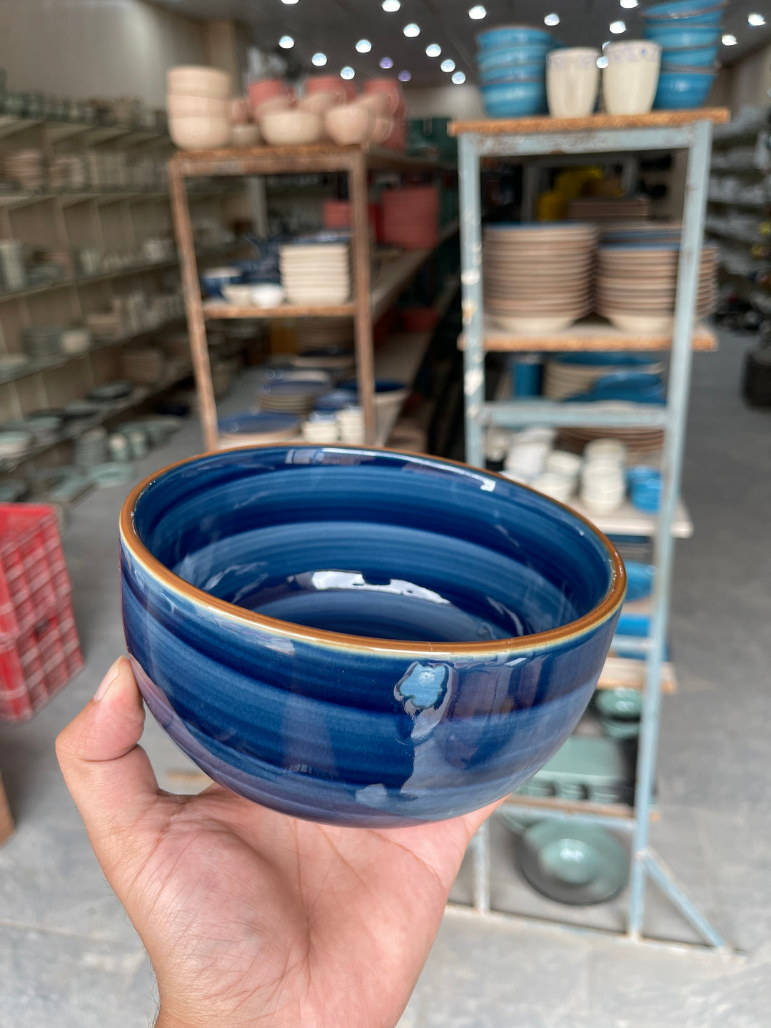 Leftover 6 inch Noodle Bowl ( Indigo )