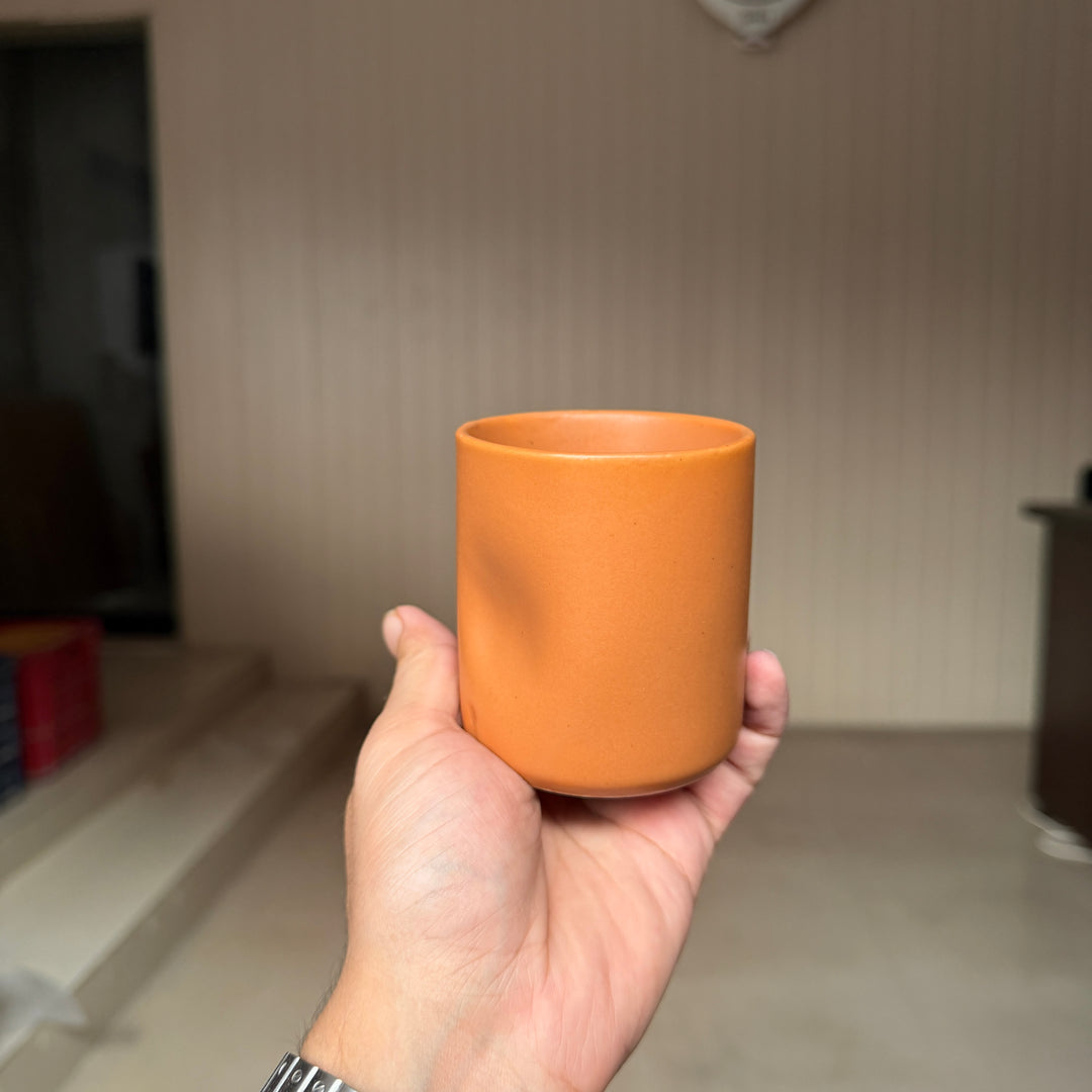 Leftover Dent Tumbler ( Terracotta Matte ) ( 170 ml )