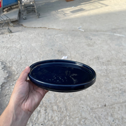 Leftover 8 inch Classic Plate ( Glossy Cobalt Blue )