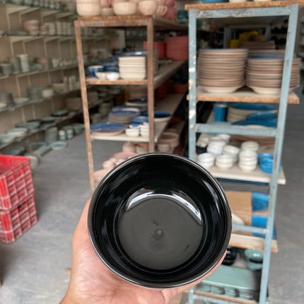 Leftover 5 inch Single Serving Bowl ( Black Marble )