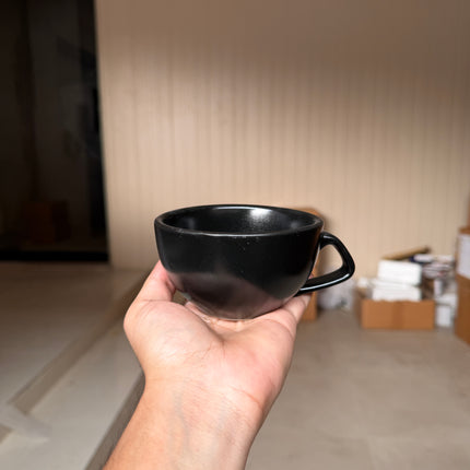Leftover D Handle Coffee Cup Small ( Noir ) ( 220 ml )