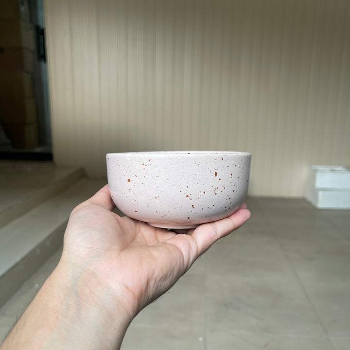 Leftover 4.5 inch single serving bowl ( Old Rose Matte )