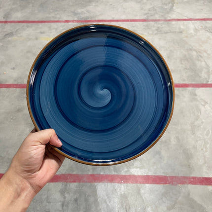 Leftover 10 inch Classic Plate ( Cobalt Blue Colorline )