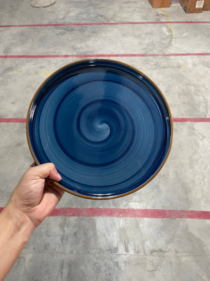 Leftover 10 inch Classic Plate ( Indigo )