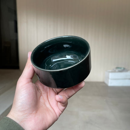 Leftover 4 inch soup Bowl ( Glossy Black )