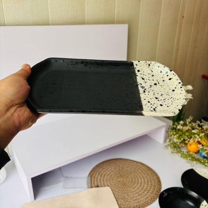 leftover 11.5"x6" YM Rectangular Platter ( Eclipse )