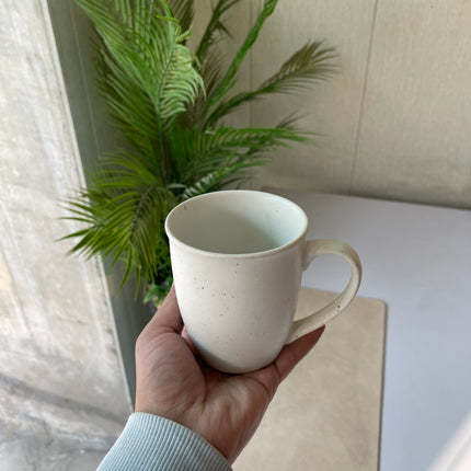 Leftover 005 Mug ( White Matte with Brown Specks ) ( 350 ml )