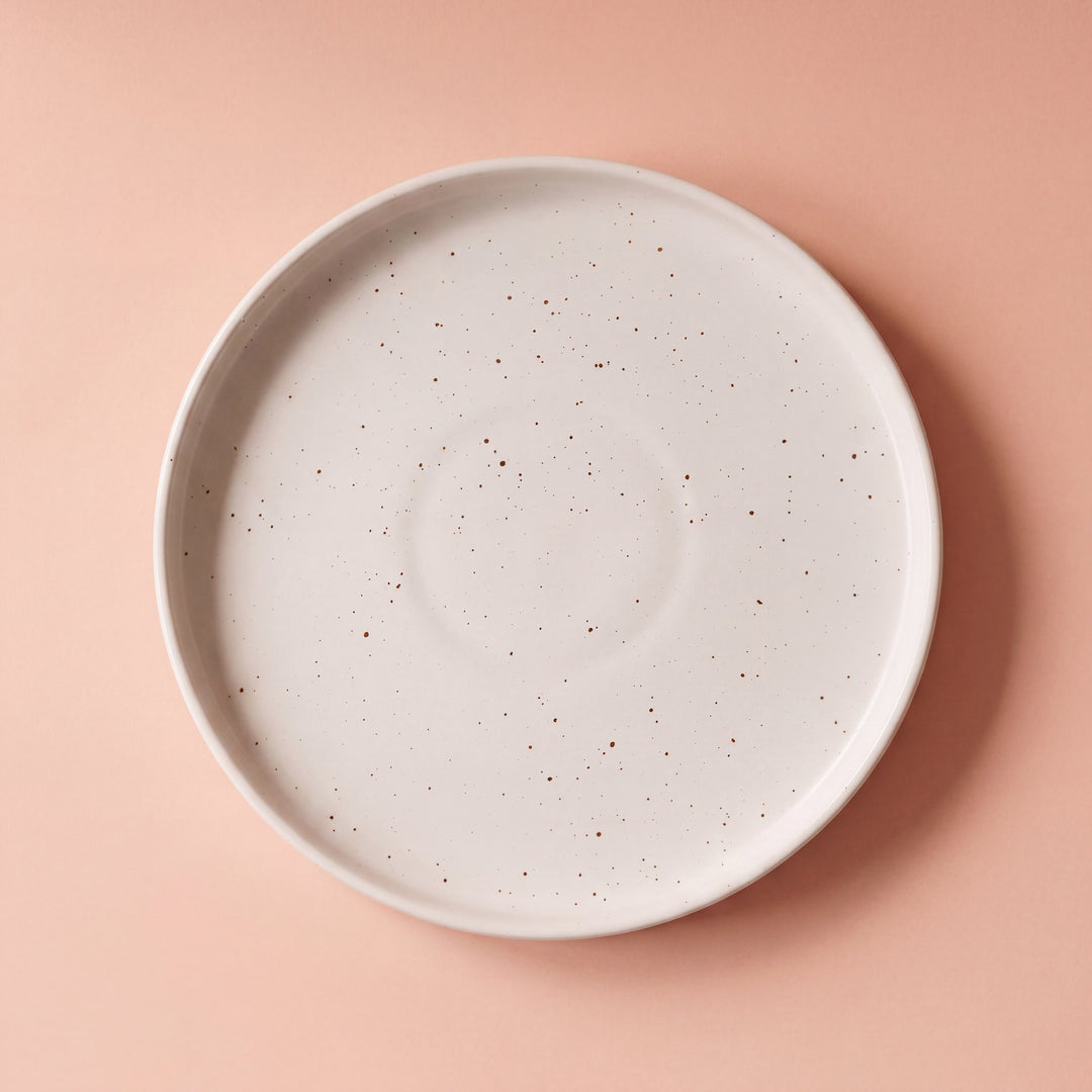 10 inch Classic Plate ( Snow Cocoa )