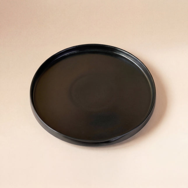 10 inch Classic Plate ( Textured Black Matte )