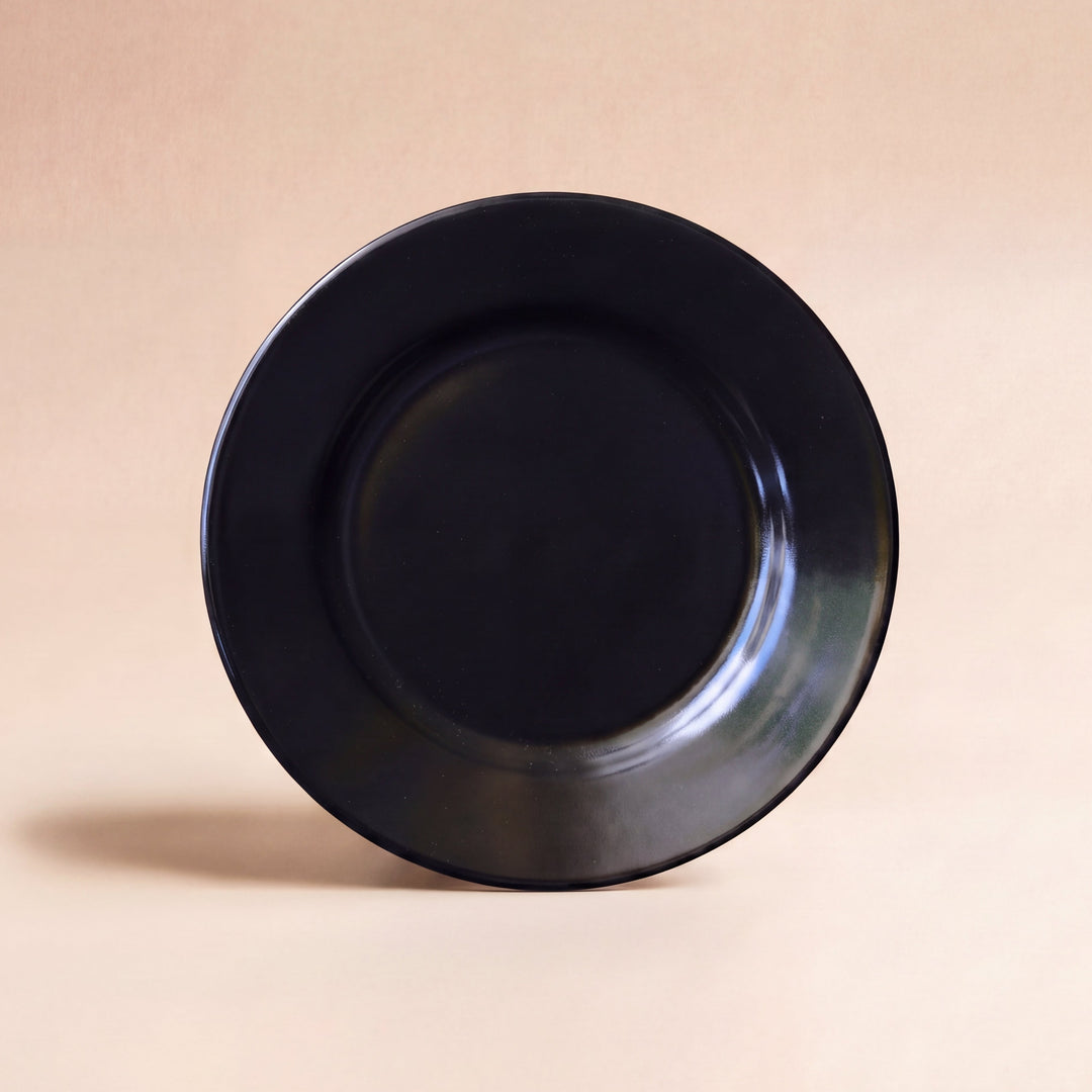 10 inch Flat Plate with Rim ( Noir )