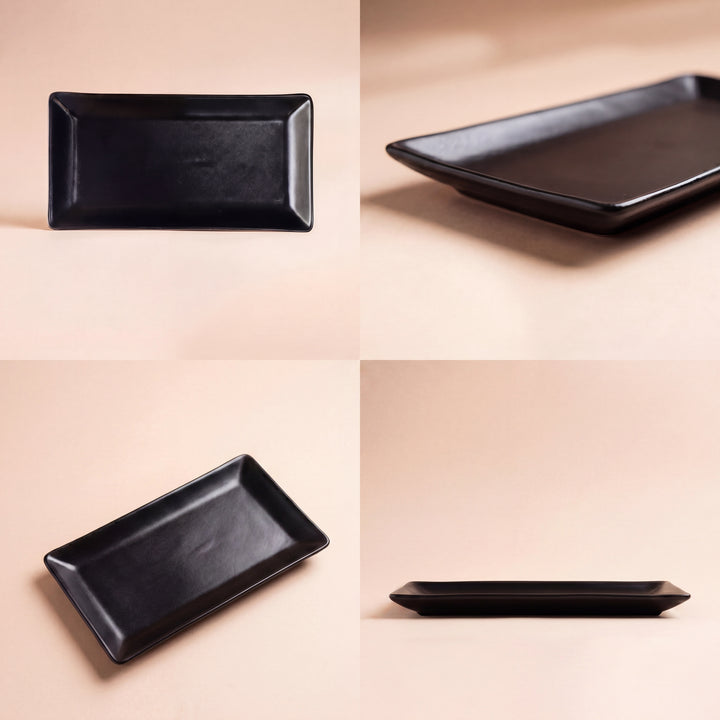 11.5"x6" Rectangular Platter ( Noir )