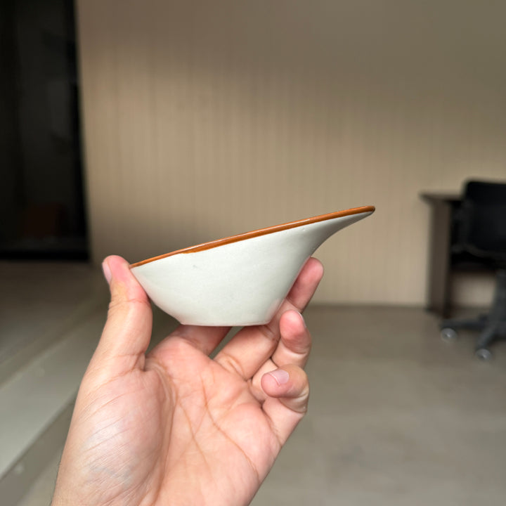 Leftover Tilt Sauce Ramekin ( Peacock green colorline ) ( Set of 3 )
