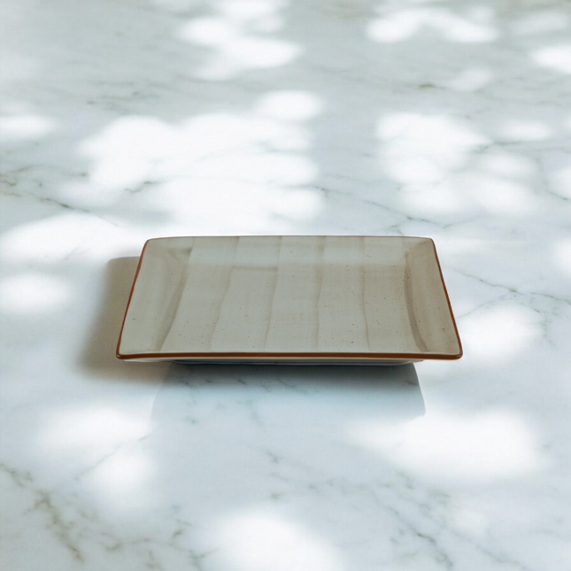 11" Square Platter ( Grey Colorline )