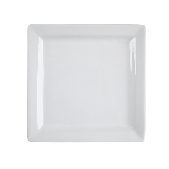 11" Square Platter ( Glossy White )