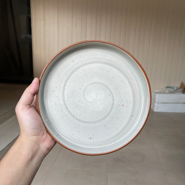Leftover 8 inch Classic Plate ( Grey Colorline )