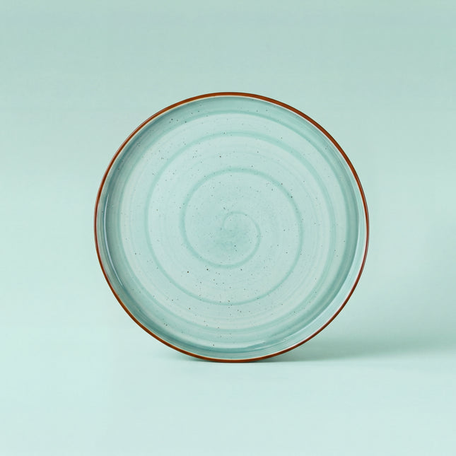 12 inch Classic Plate ( Teal Colorline )