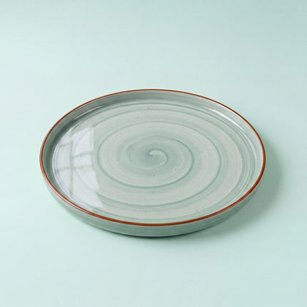 12 inch Classic Plate ( Teal Colorline )