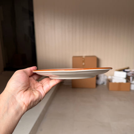 Leftover 8 inch Rimless Plate ( Rosewater )
