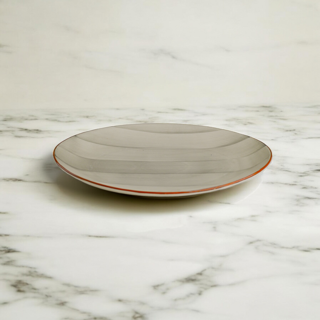 13" Rimless Rice Dish ( Grey Colorline )