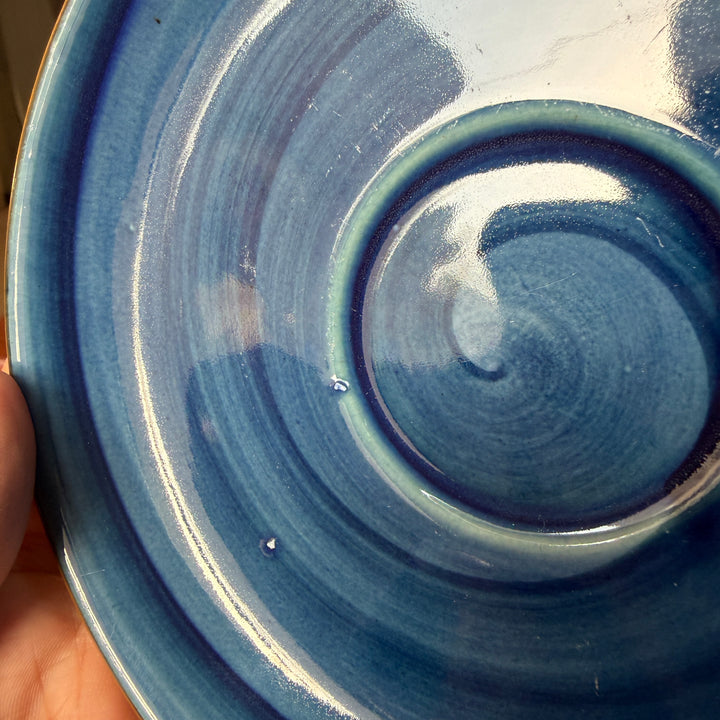 Leftover WM Cup Saucer Set ( Indigo ) 6 cups 6 saucers ( 220ml )