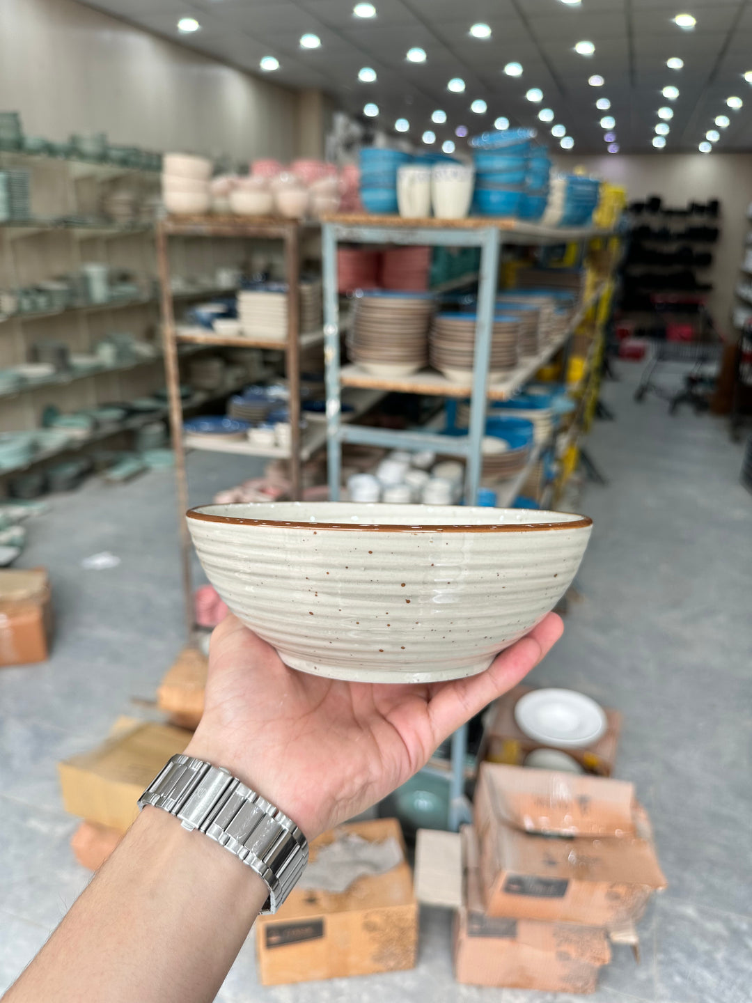 Leftover 7 inch Ripple Bowl ( Ash )