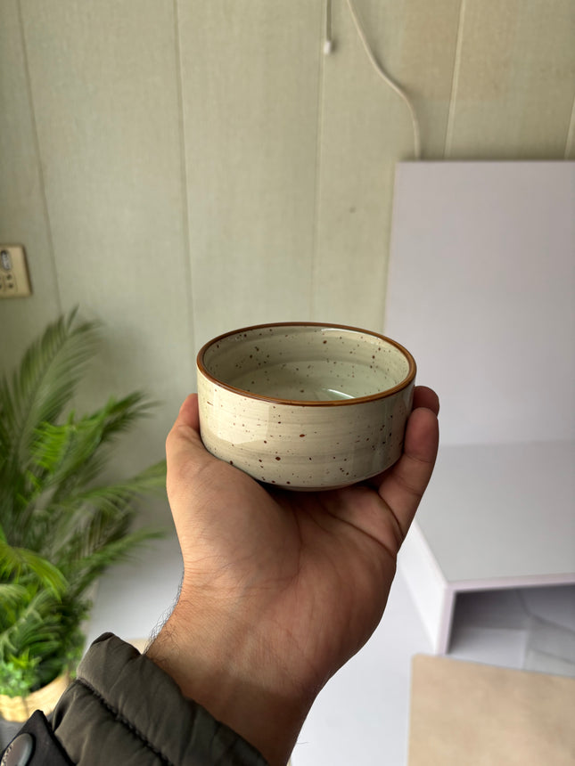 Leftover 4 inch soup Bowl ( Grey Colorline )