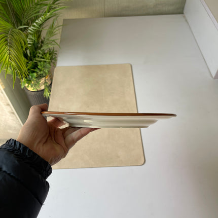 Leftover 10 inch Flat Plate ( Peacock Green Colorline )