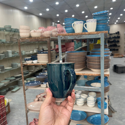 Leftover 005 Mug ( Peacock Green Colorline ) ( 350 ml )