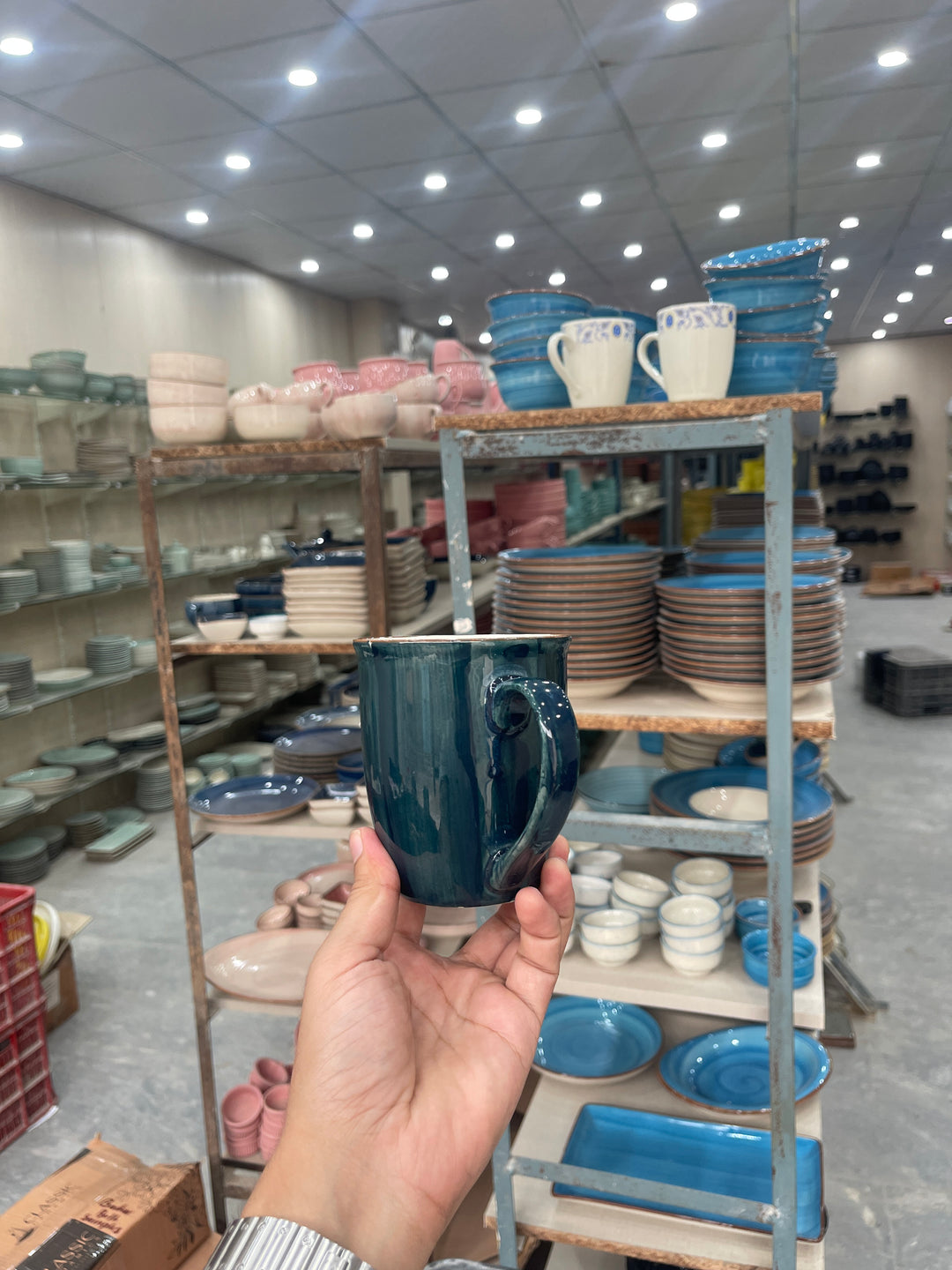 Leftover 005 Mug ( Peacock Green Colorline ) ( 350 ml )