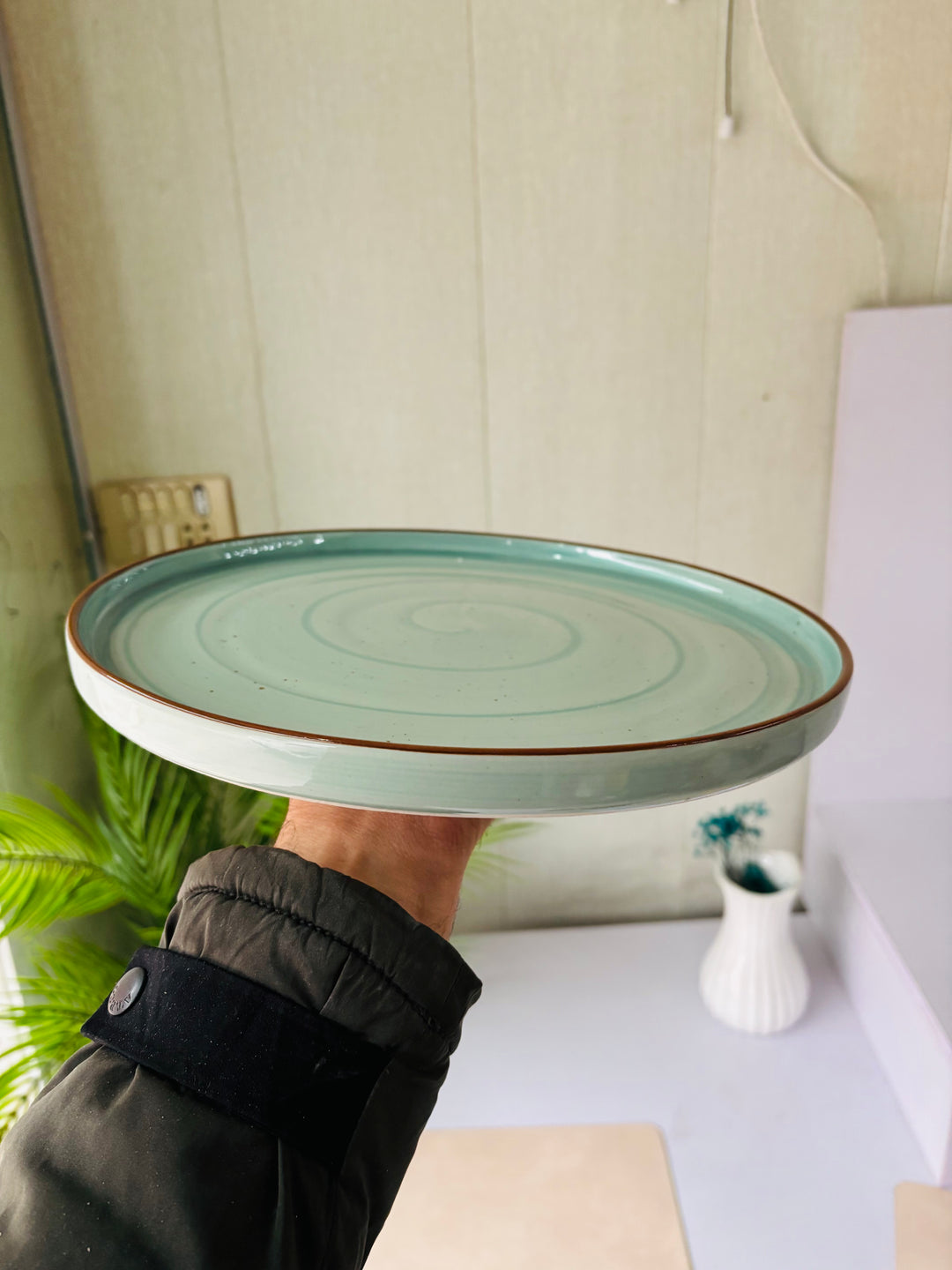 Leftover 12 inch Classic Plate ( Breeze )