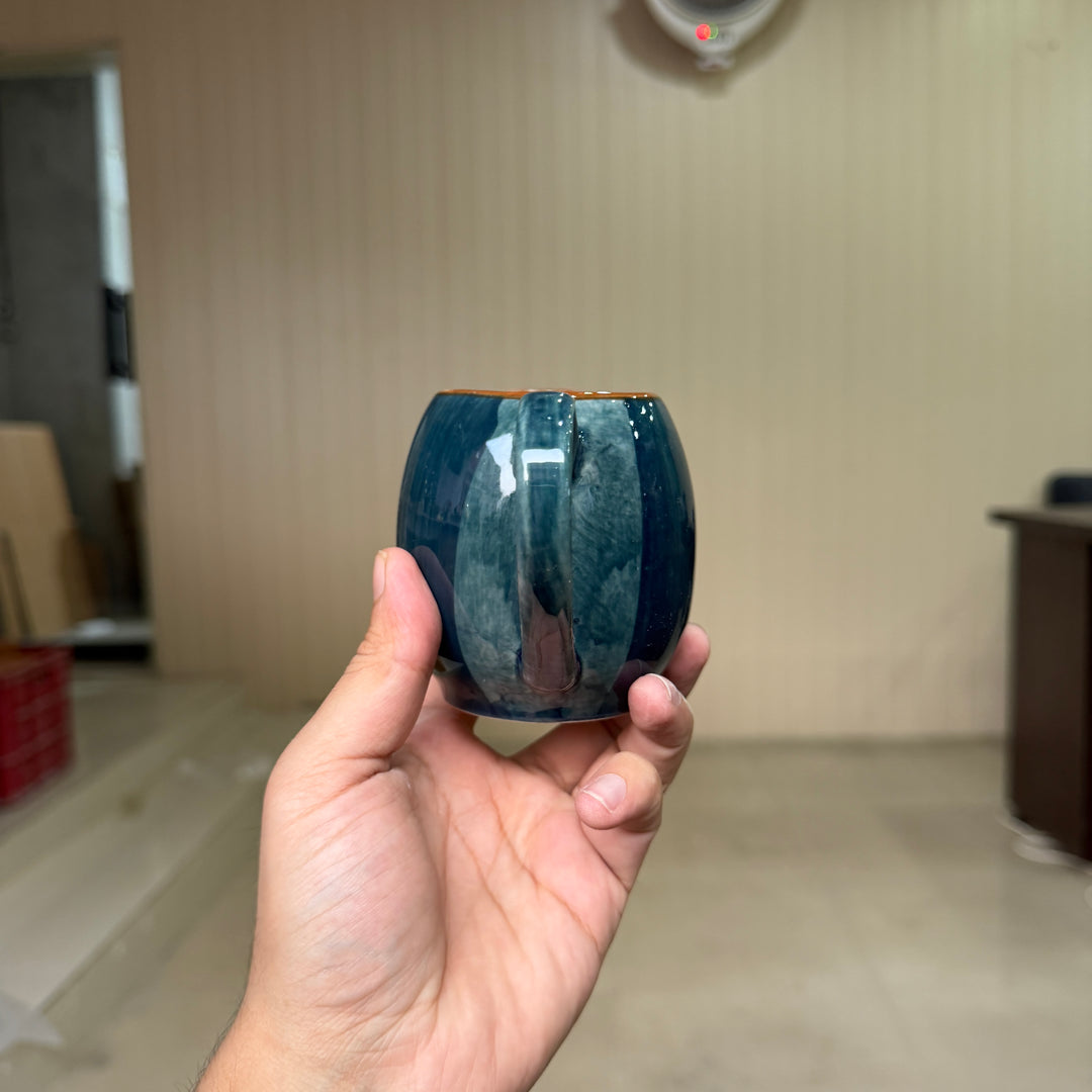 Leftover Large Creamer ( Peacock Green Colorline )