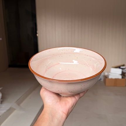 Leftover 8 inch Round Bowl ( Rosewater )