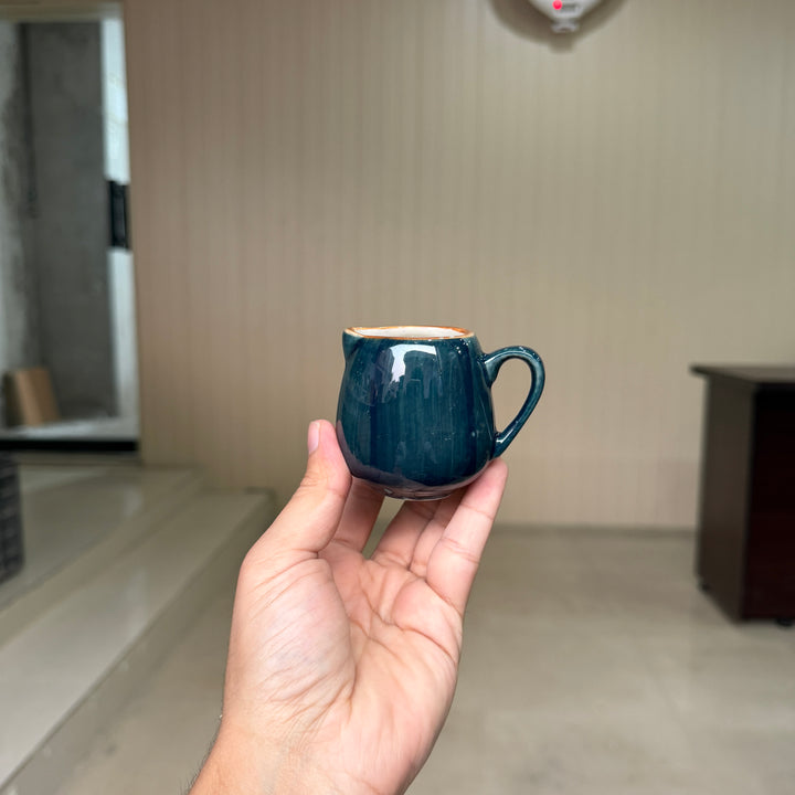 Leftover Small Creamer ( Peacock Green Colorline ) ( Set of 2 )