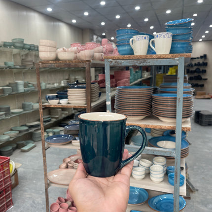 Leftover 005 Mug ( Peacock Green Colorline ) ( 350 ml )