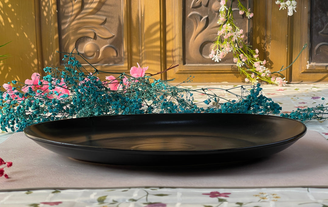13 inch Rimless Rice Dish ( Noir )
