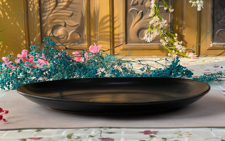 13 inch Rimless Rice Dish ( Noir )