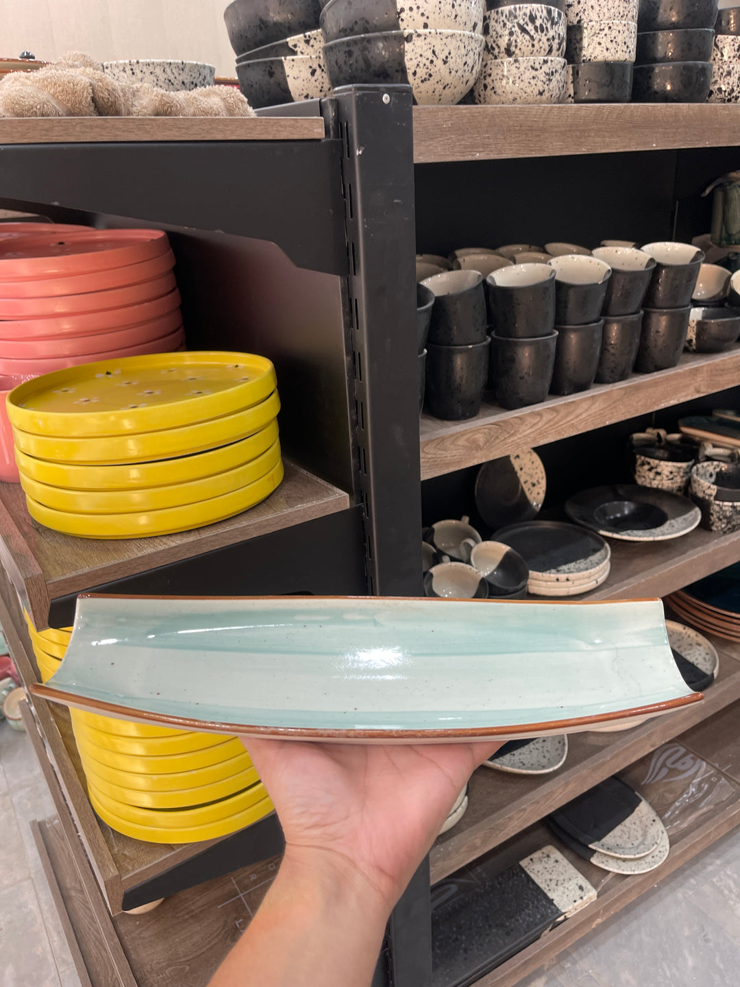 Leftover Curved Sushi Platter 14"x4" ( Breeze )